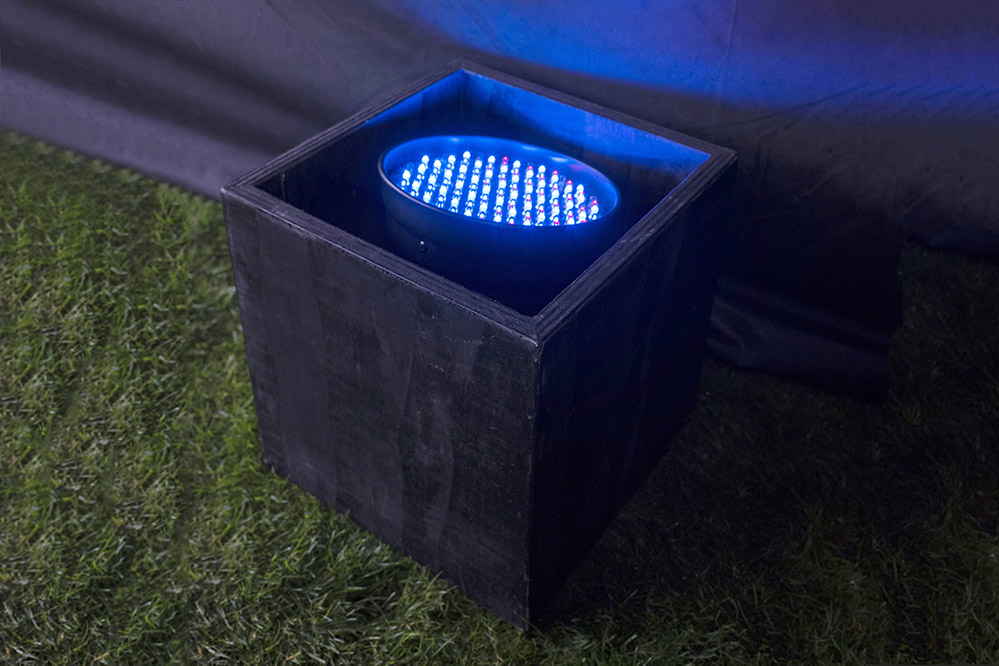 LED vloerspot 7,50,-